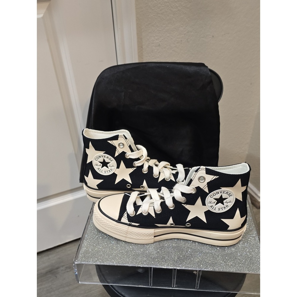 Converse Chuck Taylor All Star Lift Large Stars Sneakers - Picture 16 of 16